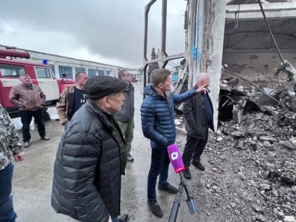 Правительство Приморья окажет поддержку пострадавшему от пожара предприятию в Лесозаводске