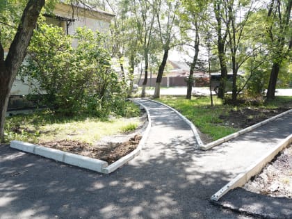 Капитальный ремонт дворовой территории в городе