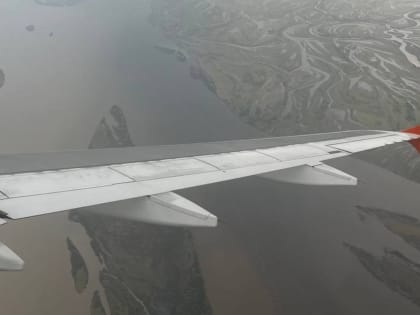 Житель Приморья показал как выглядят водоёмы Приморья во время ЧС из окна самолета