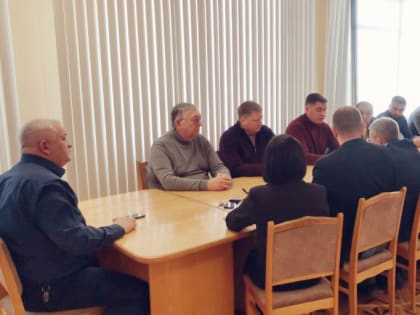 ВСТРЕЧА С ПРЕДСТАВИТЕЛЯМИ СПОРТИВНЫХ ФЕДЕРАЦИЙ ОКРУГА