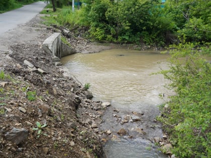 Расчистка Сухого ручья на контроле главы