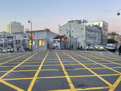 Возвращение разметки-вафельницы во Владивостоке