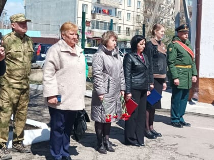 МЕМОРИАЛЬНАЯ ДОСКА ПАМЯТИ ГЕРОЯ УСТАНОВЛЕНА В ШКОЛЕ № 1