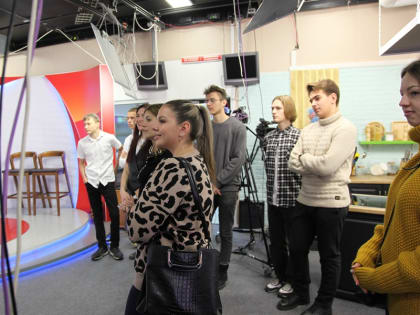 Редакцию телеканала «Телемикс» посетили члены Молодежного совета