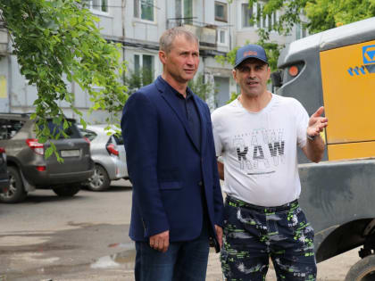 Ремонт межквартальных проездов идет полным ходом