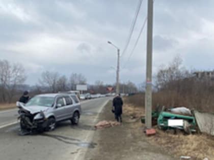 В Находке погиб 84-летний водитель «Жигулей», когда его авто протаранила Honda CRV