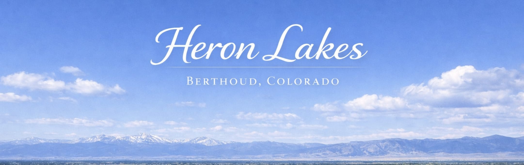 Heron Lakes community