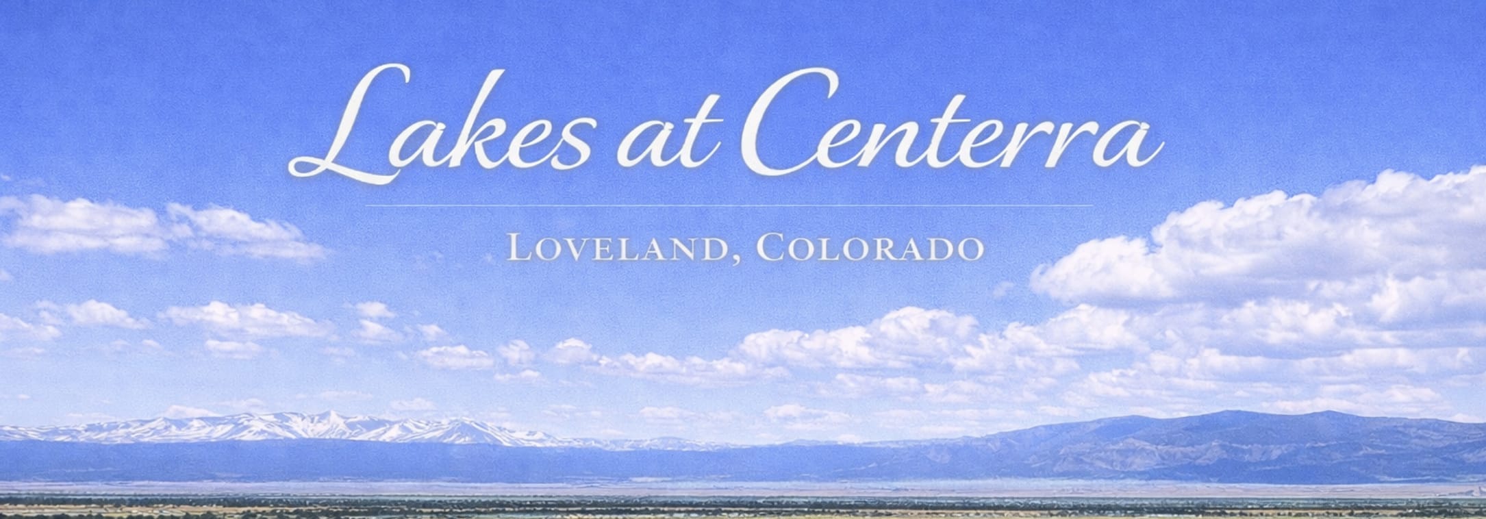 Lakes at Centerra community