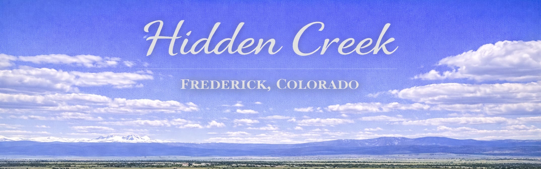 Hidden Creek community