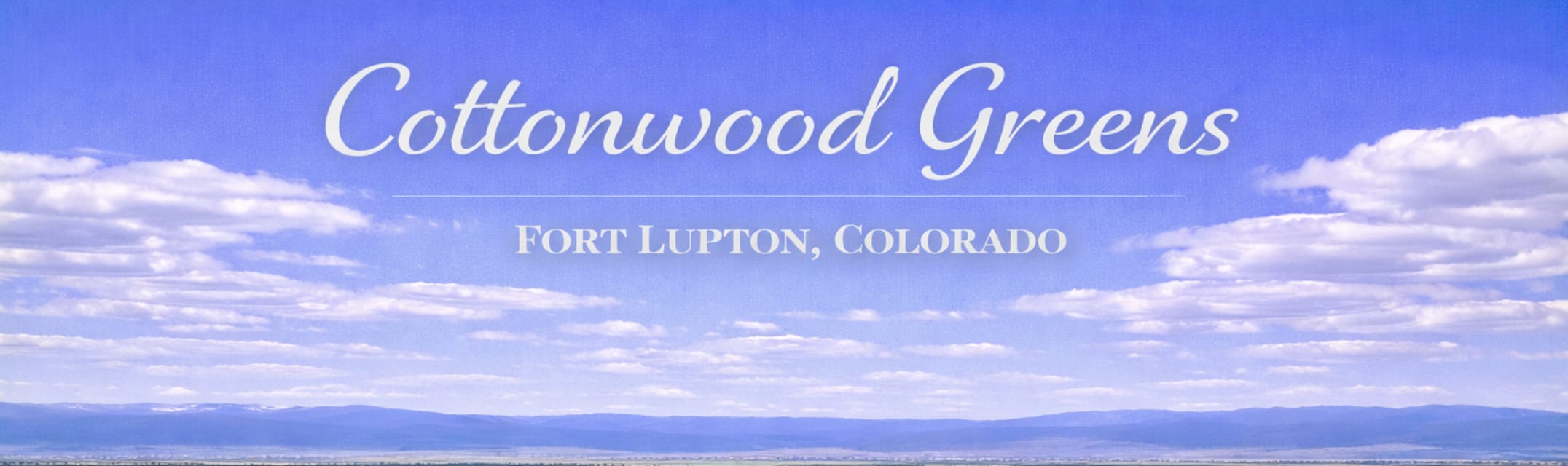 Cottonwood Greens community
