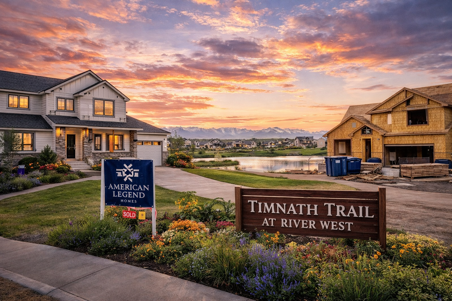 Pros and Cons of Buying New with American Legend Homes in Timnath Trail at River West