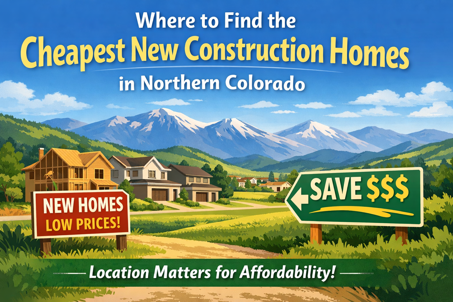 Where to Find the Cheapest New Construction Homes in Northern Colorado