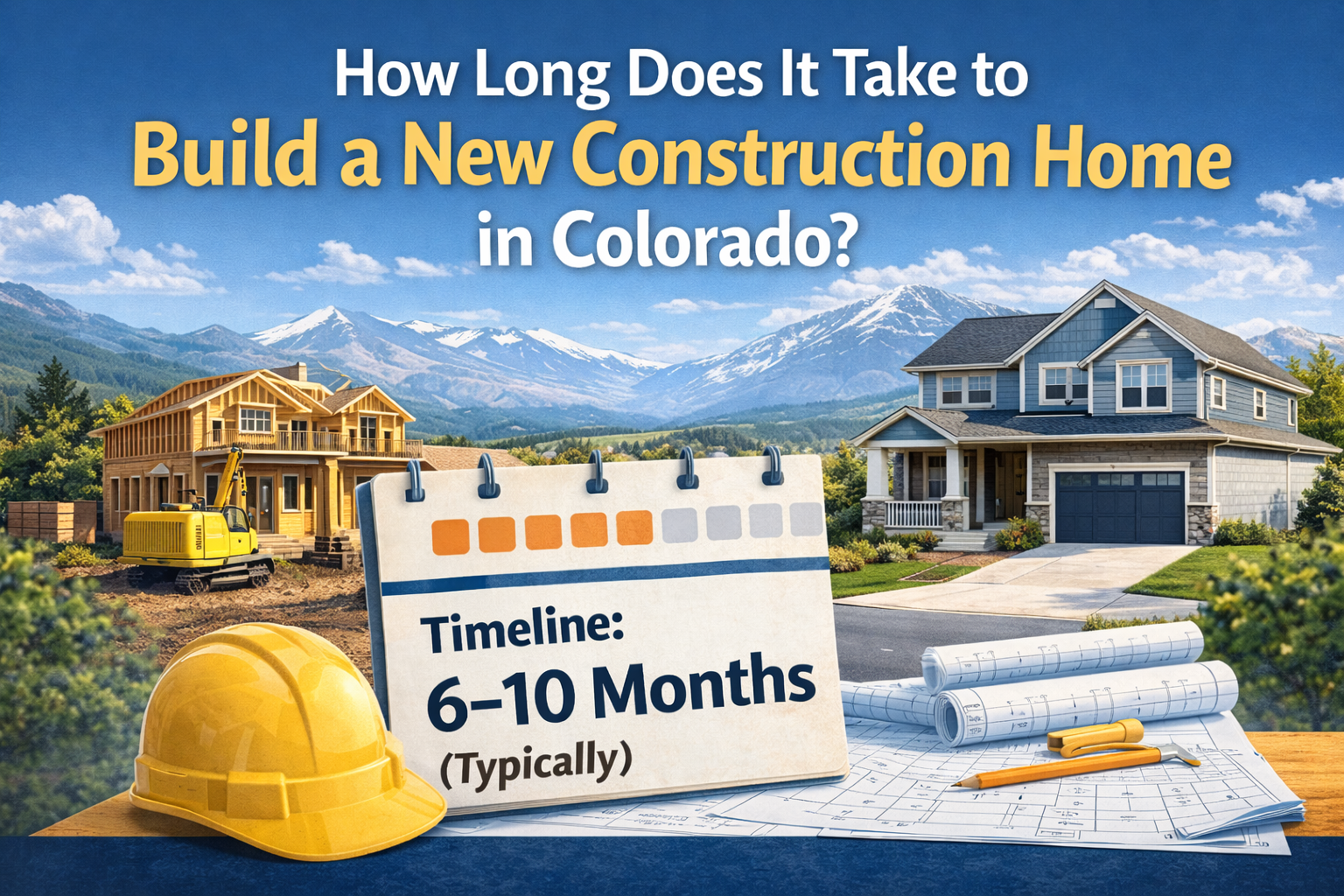 How Long Does It Take to Build a New Construction Home in Colorado?
