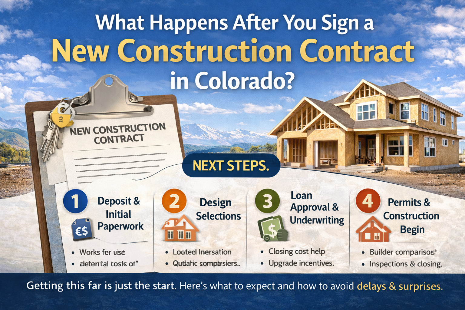 What Happens After You Sign a New Construction Contract in Colorado?