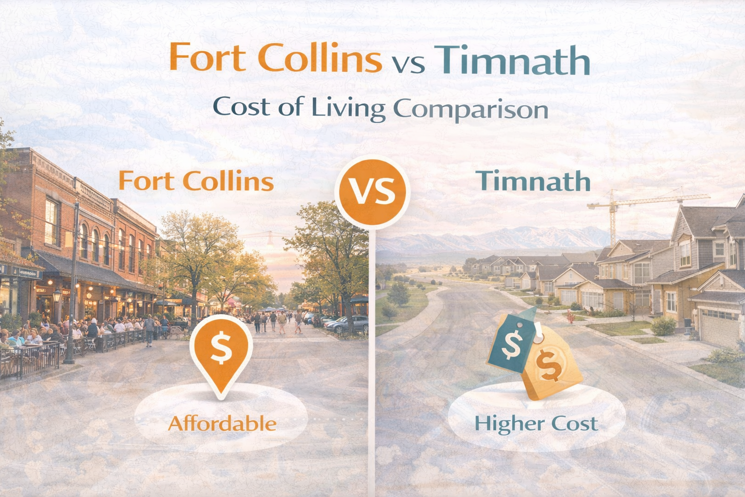 Fort Collins vs Timnath Cost of Living Comparison