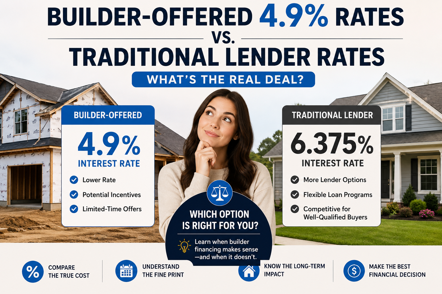 Builder Financing Incentives: 4.99% vs 5.8% on Northern Colorado New Builds