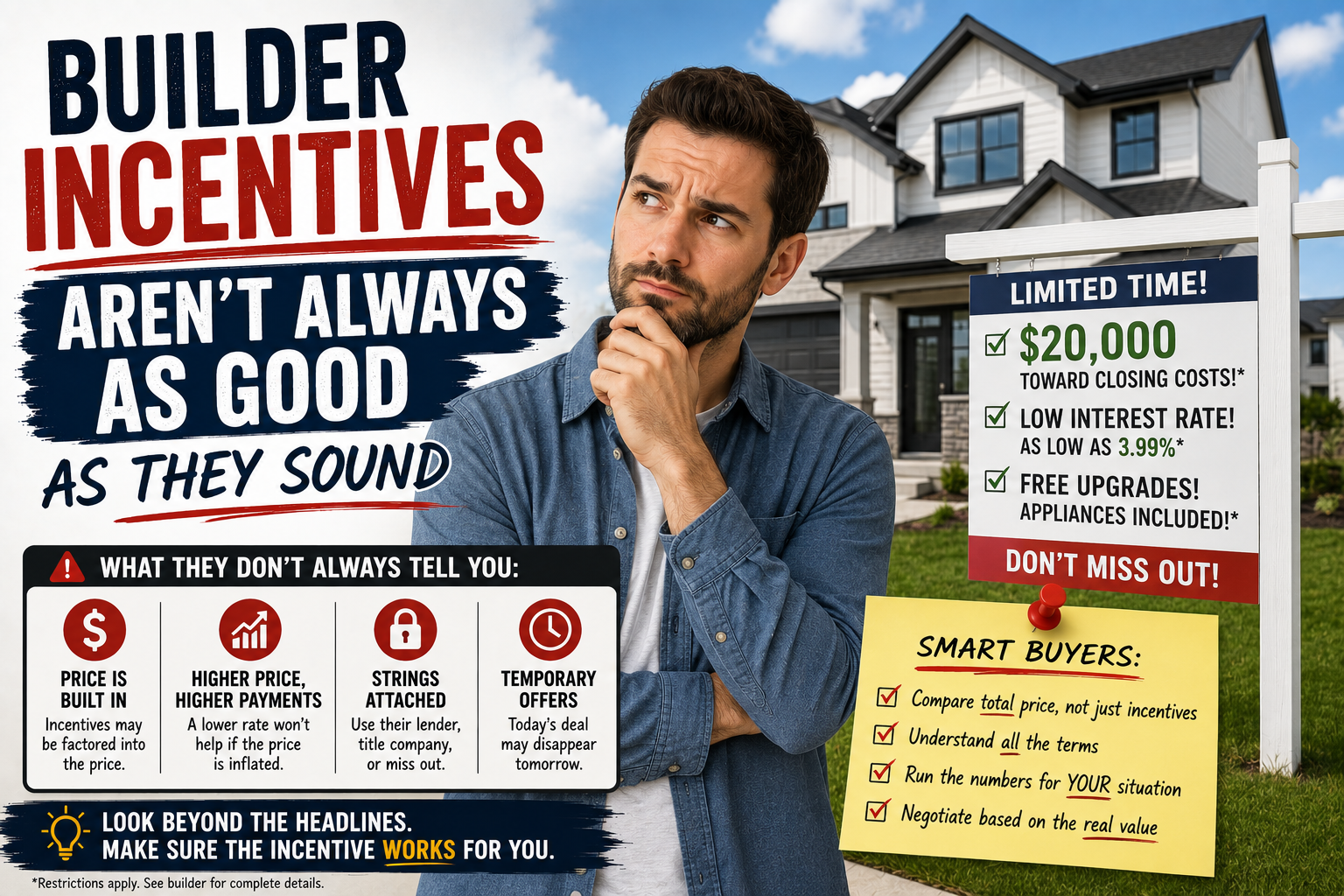 Builder Incentives Aren't Always as Good as They Sound