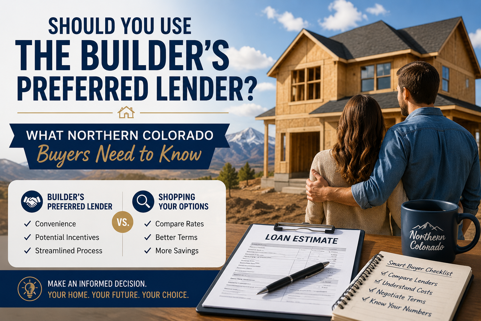 Should You Use the Builder's Preferred Lender? What Northern Colorado Buyers Need to Know