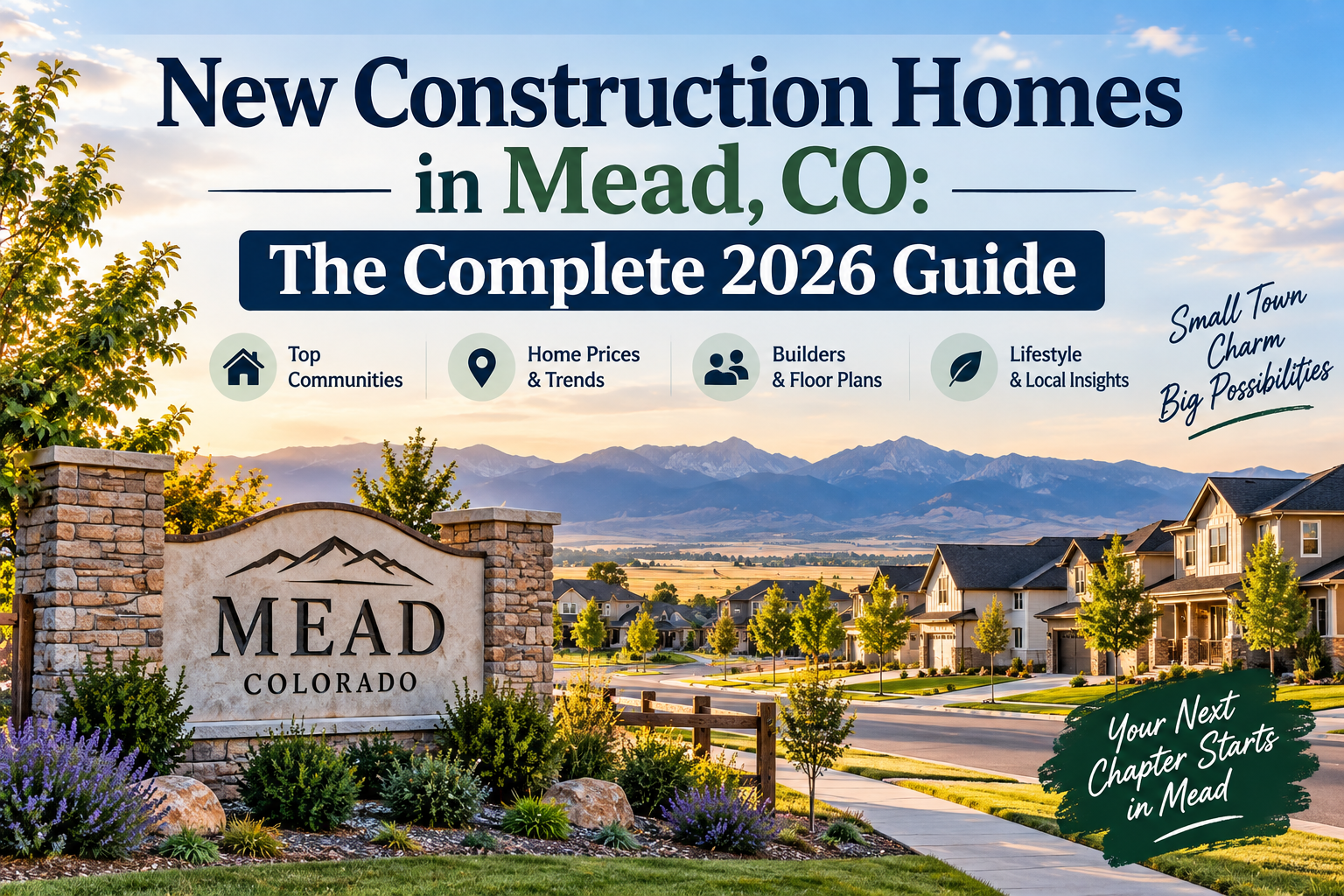 New Construction Homes in Mead, CO: The Complete 2026 Guide