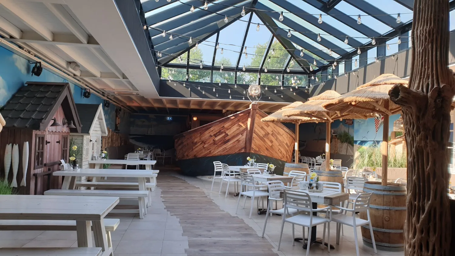 Een foto van het terras