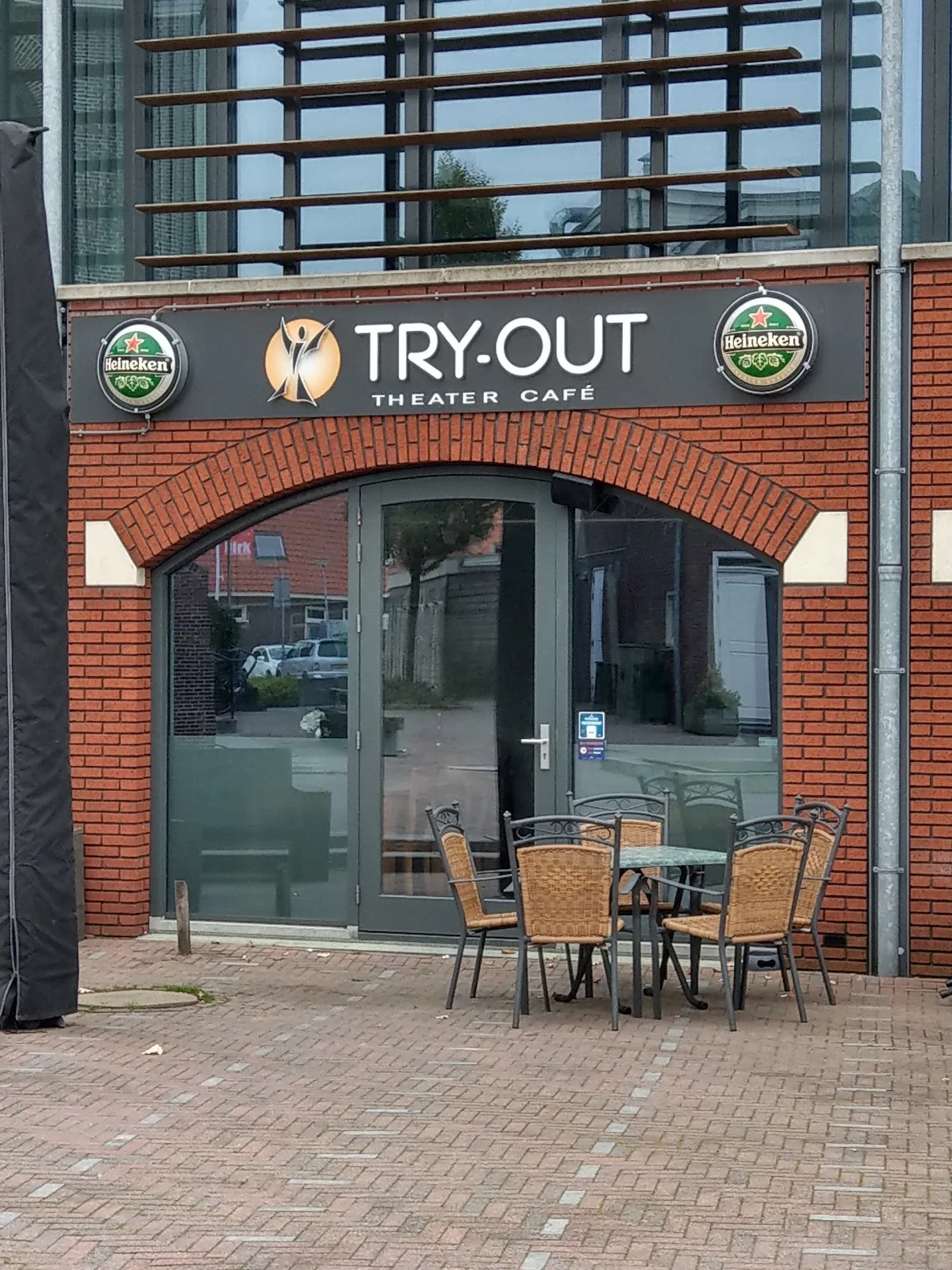 Een foto van het terras