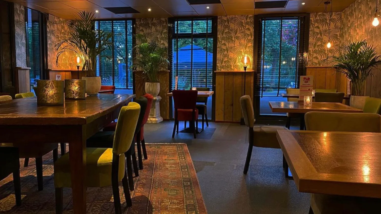 Een foto van het terras