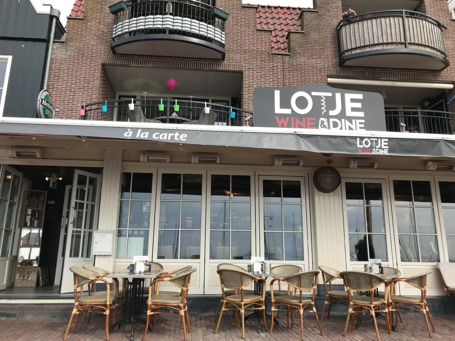 Een foto van het terras
