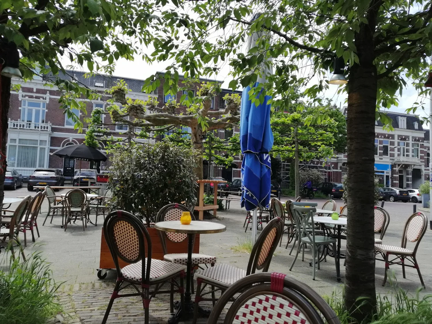 Een foto van het terras