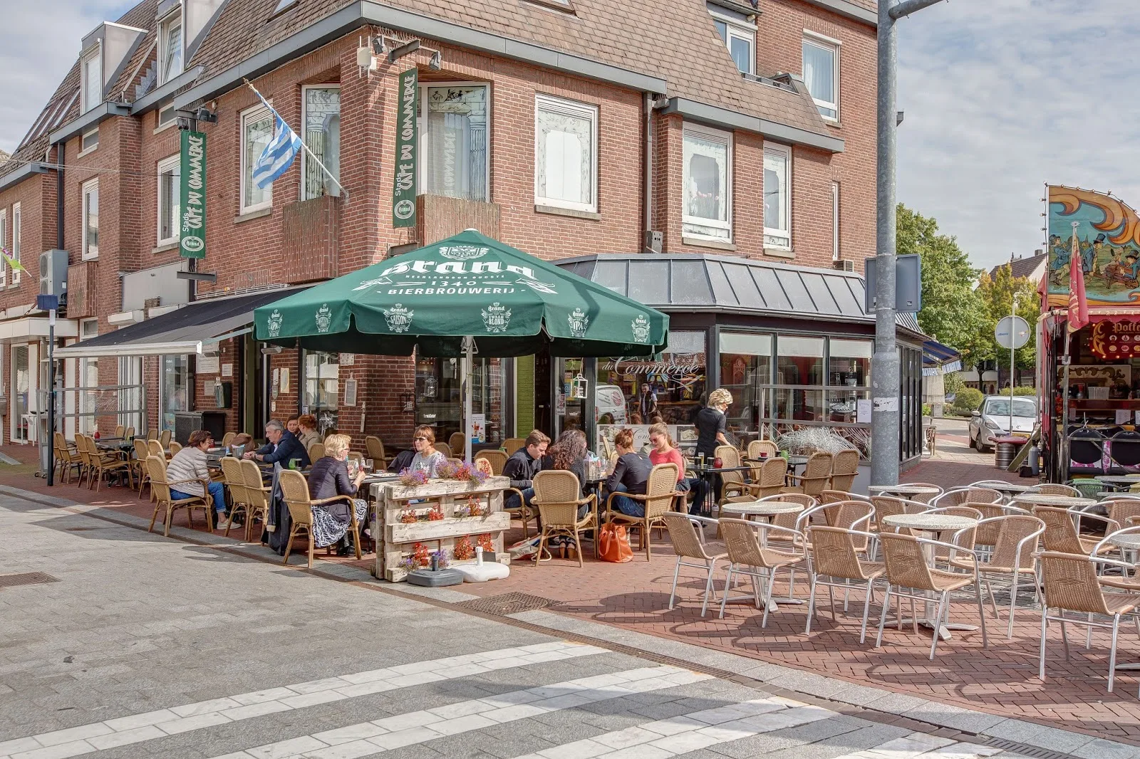 Een foto van het terras