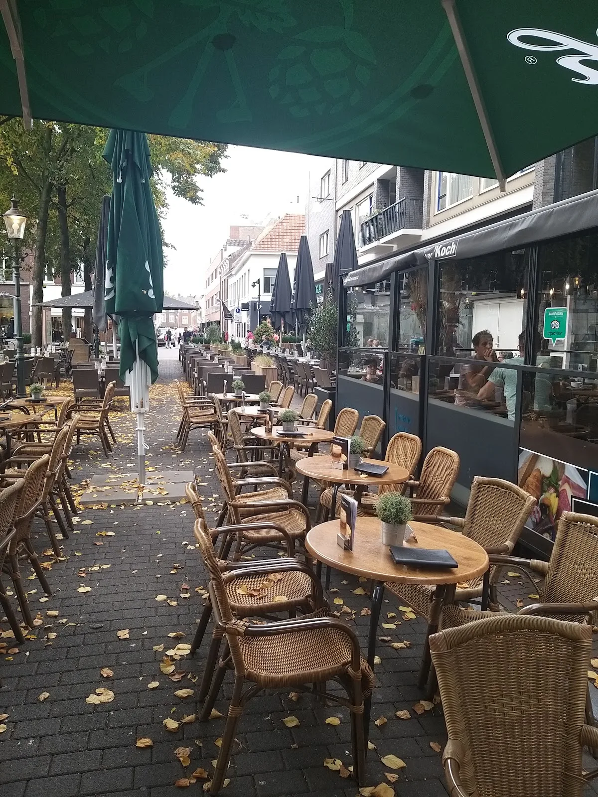 Een foto van het terras