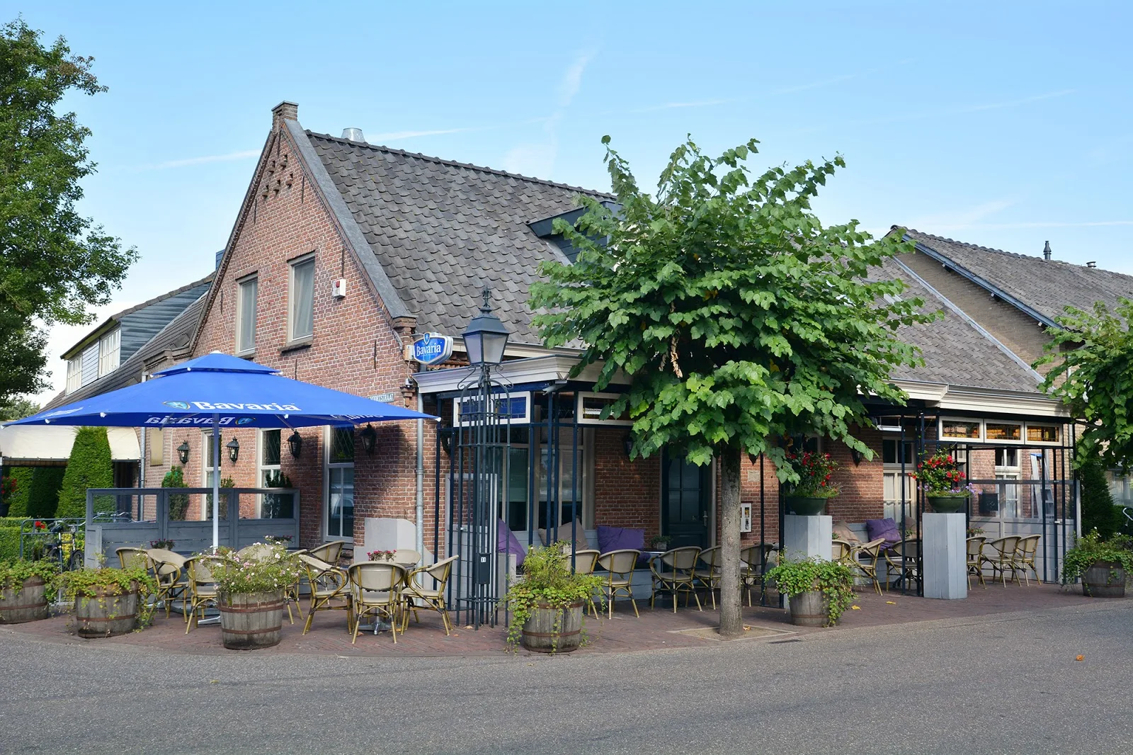 Een foto van het terras