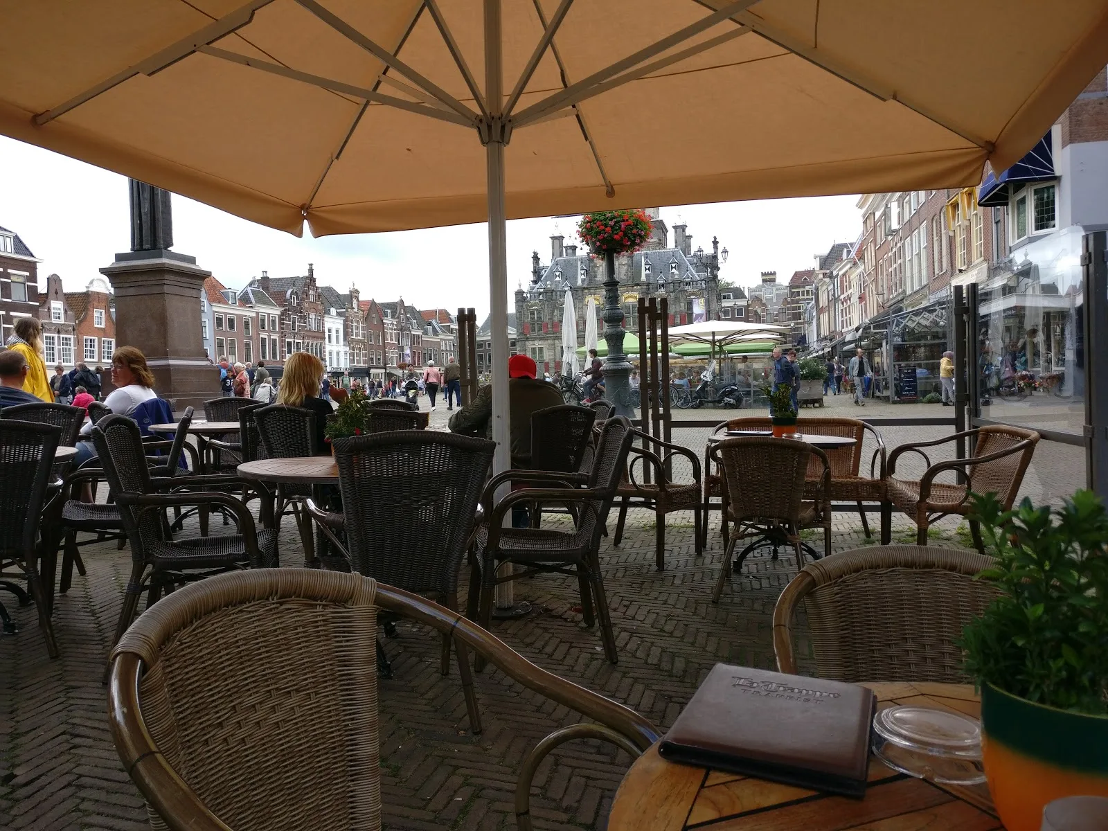 Een foto van het terras