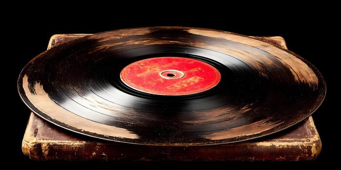 Picture of a Gramophone Disk.
