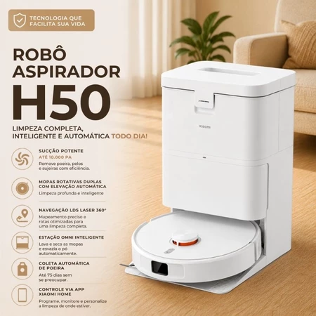 Na prática: o que o robô aspirador H50 entrega no dia a dia