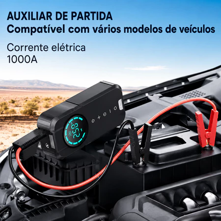 Compressor de ar portátil: qual escolher, o 4 em 1 com partida ou o mini digital?