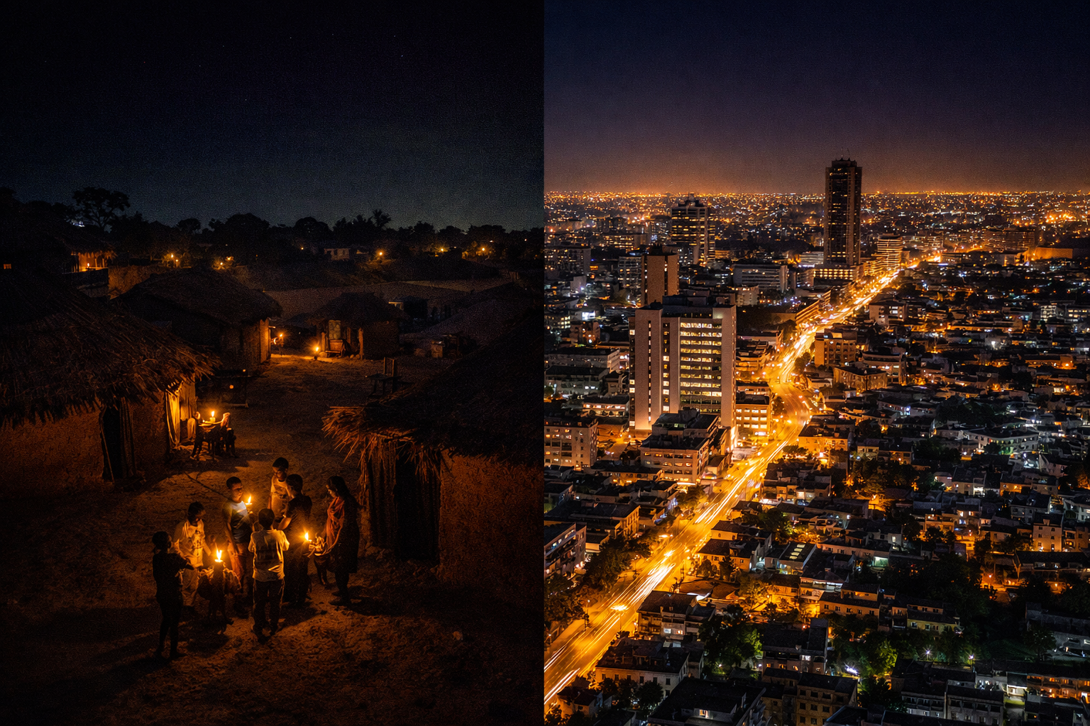 Parcs éoliens ultra-modernes... mais des villages à 20km dans le noir