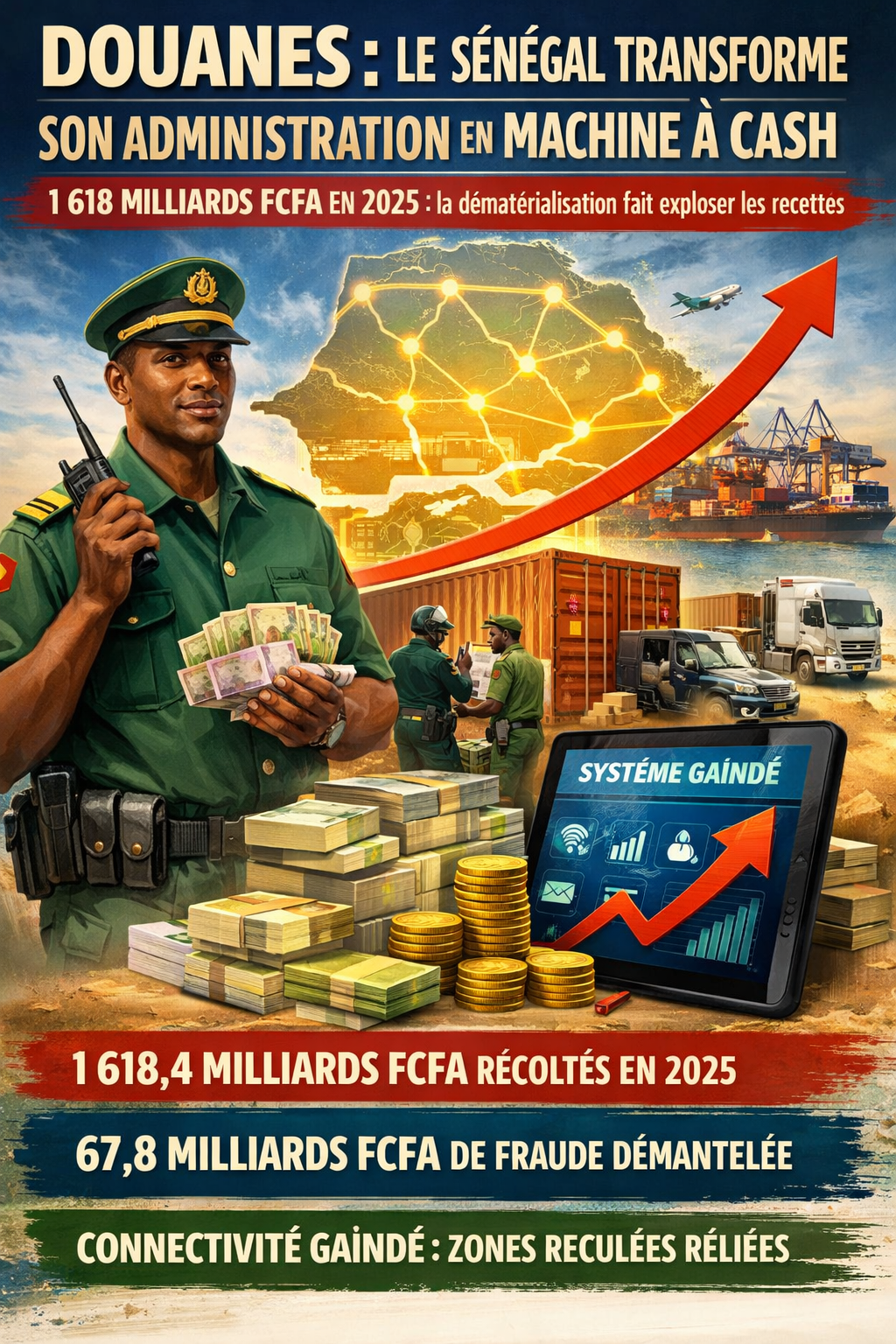 Douanes : Le Sénégal transforme son administration en machine à cash