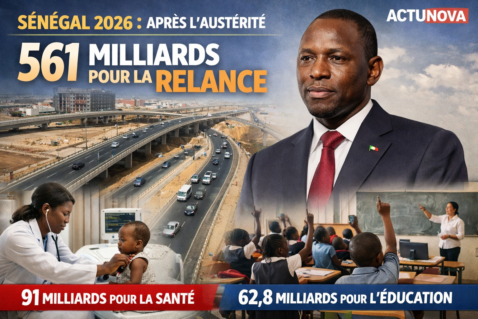 Sénégal 2026 : Après l'austérité, 561 milliards pour la relance