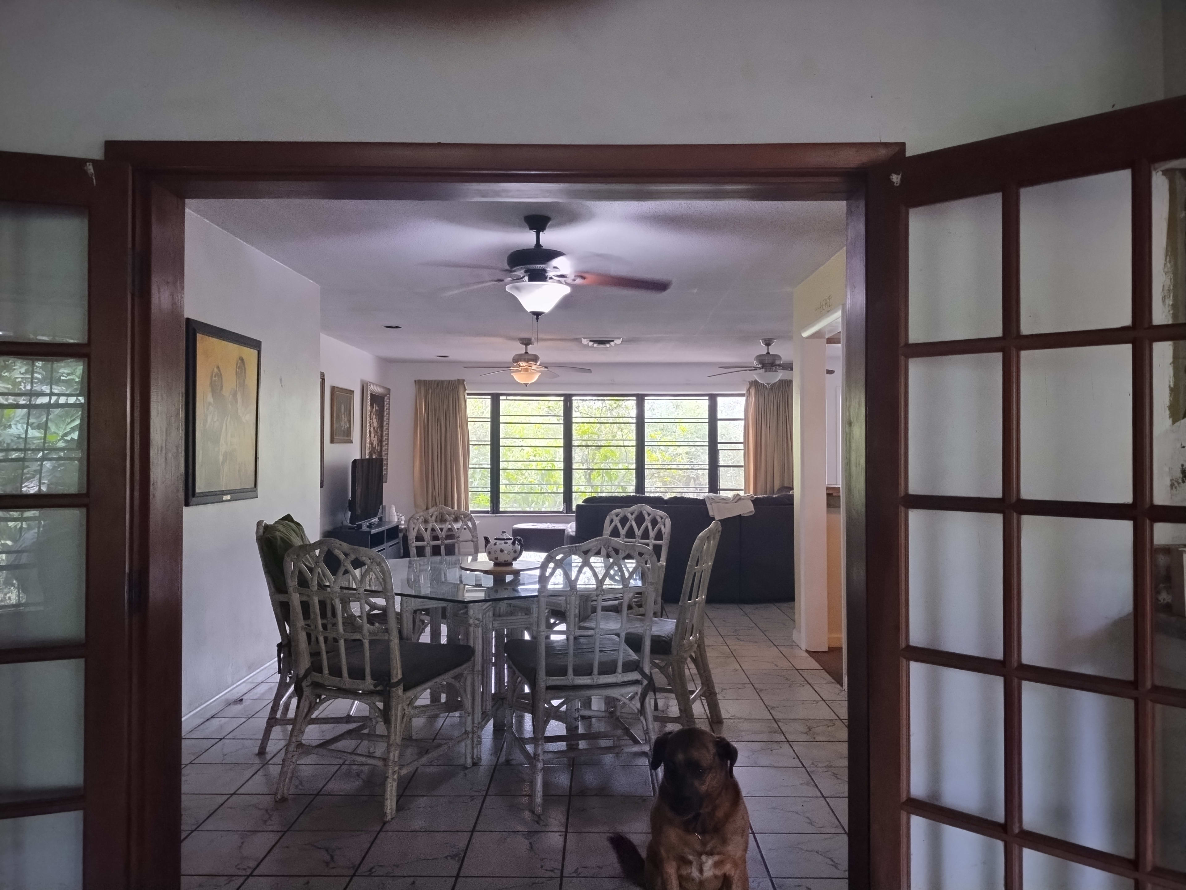 French doors throughout the house