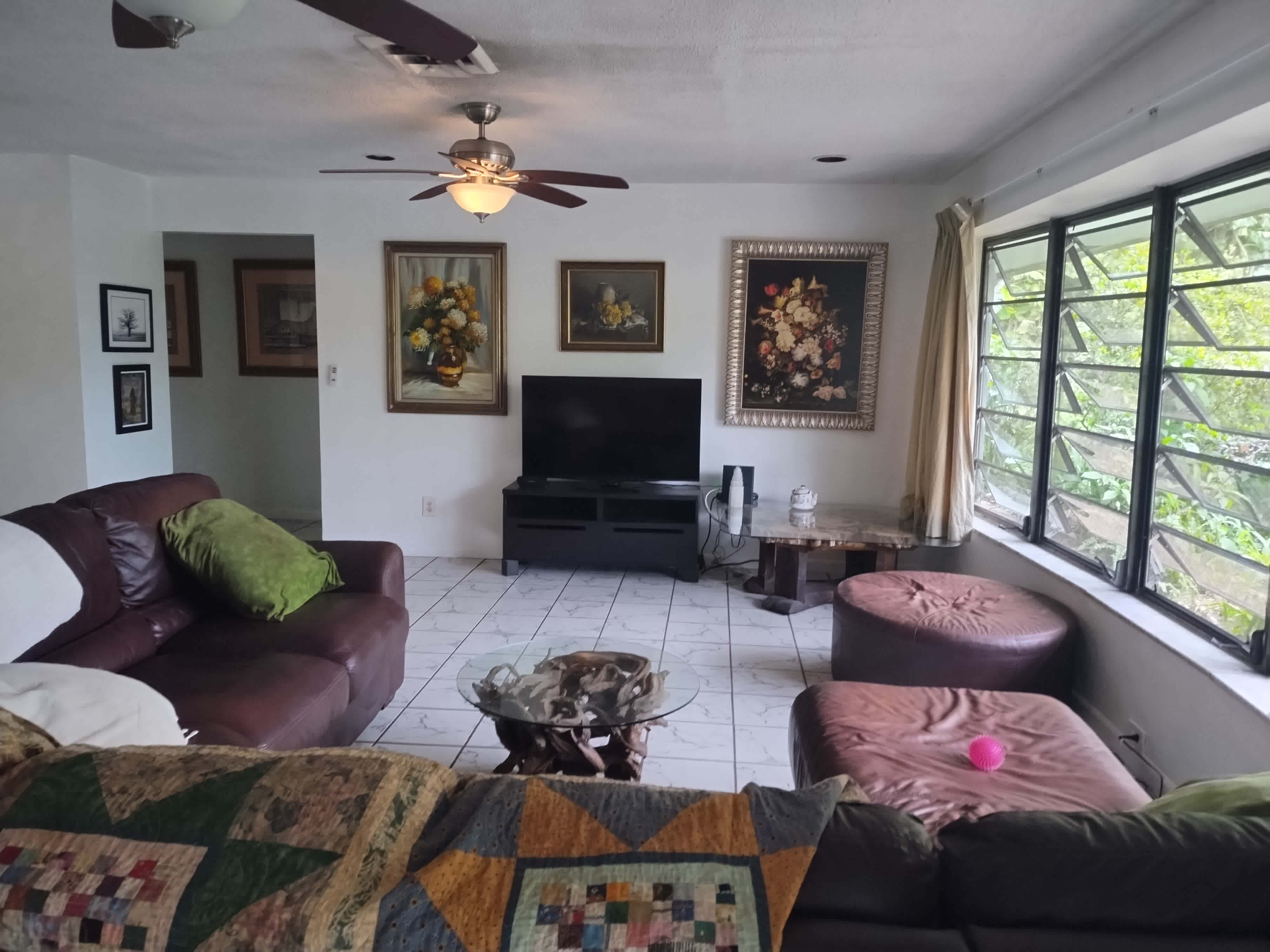 large living room with great light and air flow