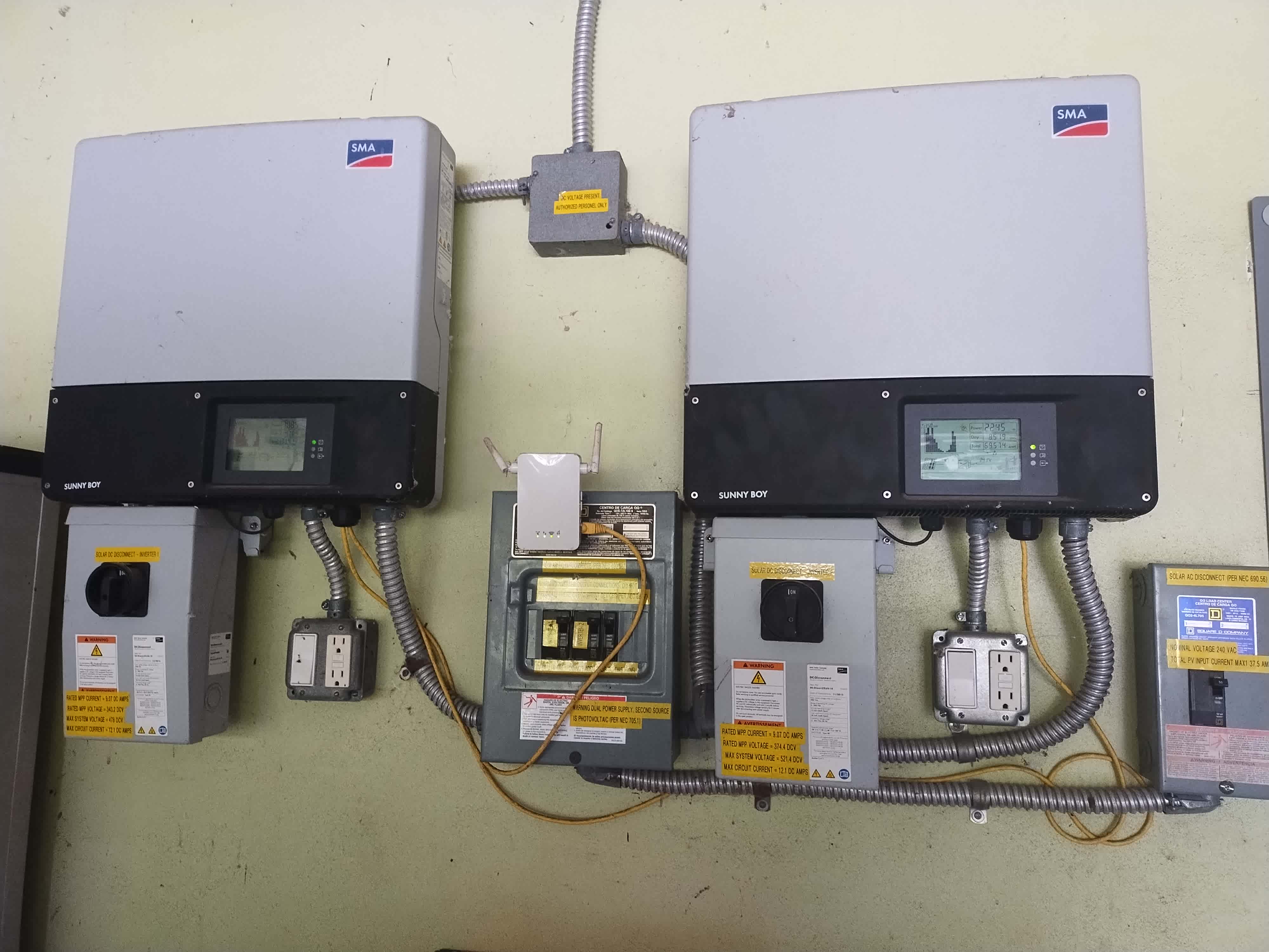 Sunny Boy inverters. Whole house solar- grid tied