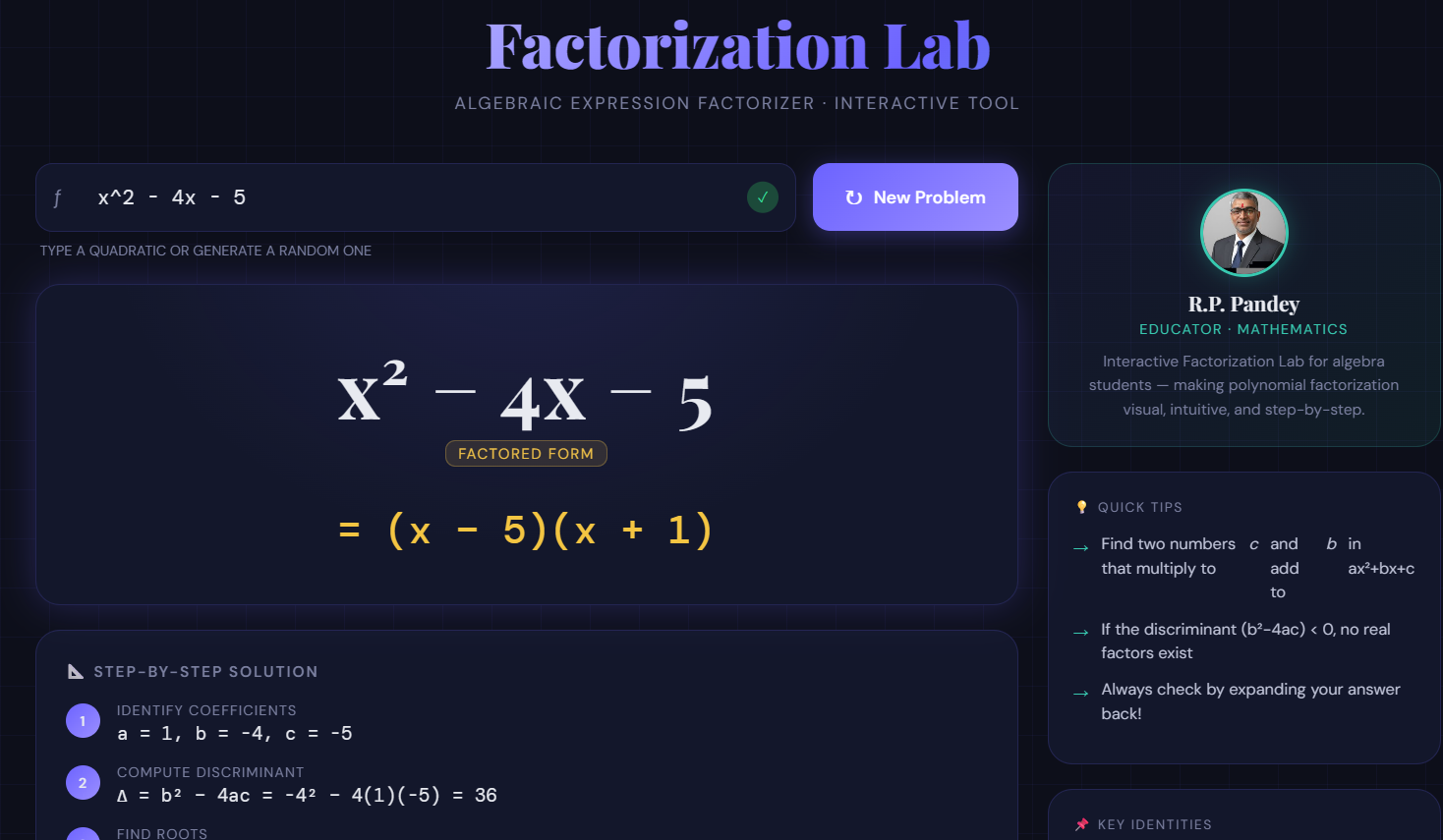 Factorization Lab