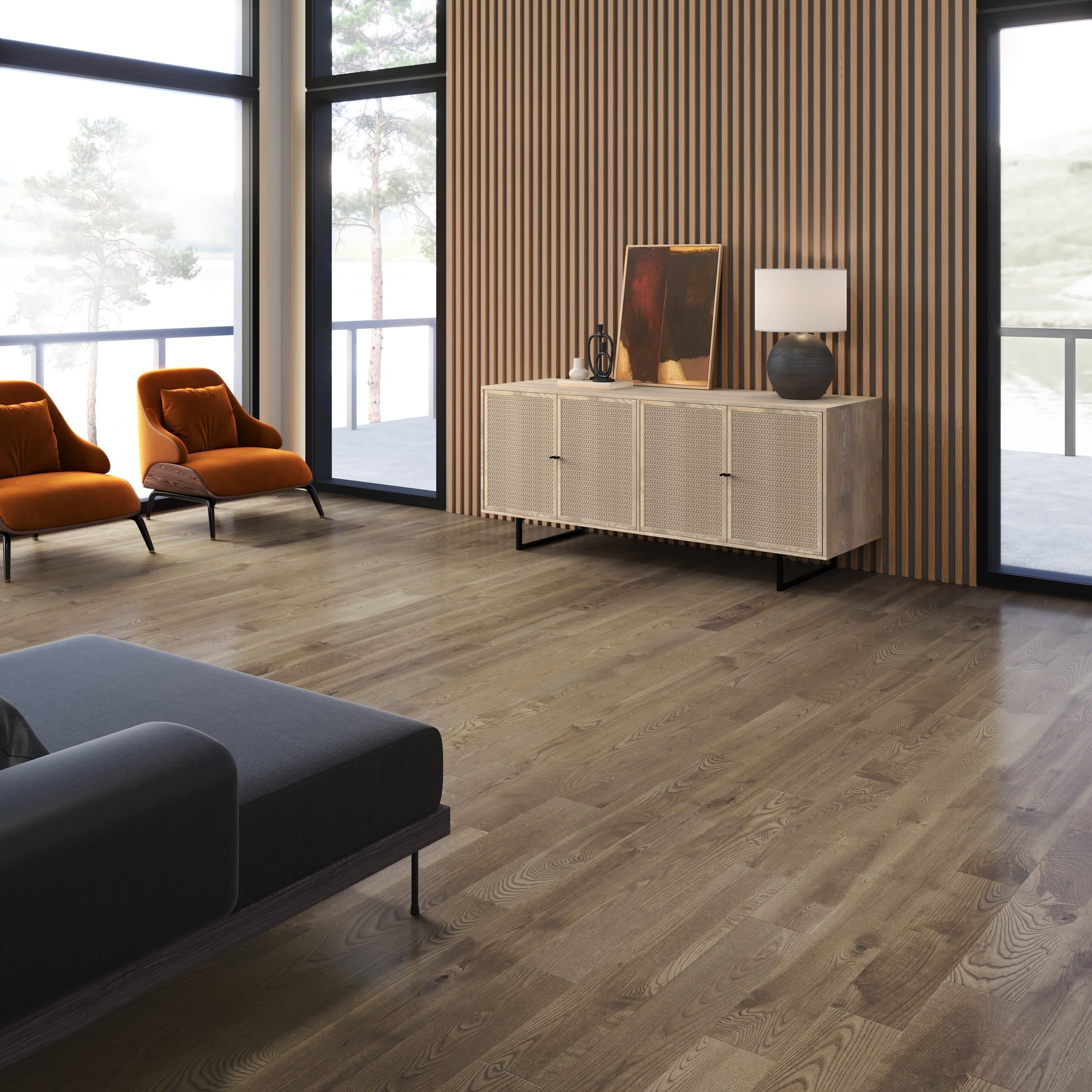 Mercier Atmosphere Distinction Engineered White Ash Matte-Brushed 5" x 83" RL - 19mm