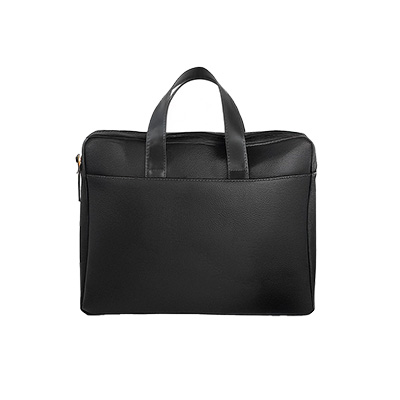 uma pasta corporativa personalizada preta