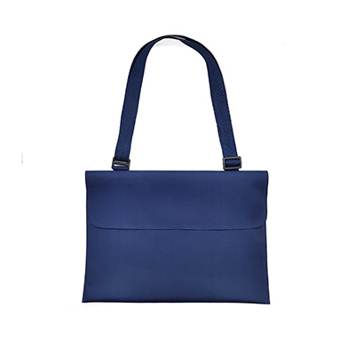 Pasta IBM azul marinho de frente, ideal como pasta personalizada com logo.