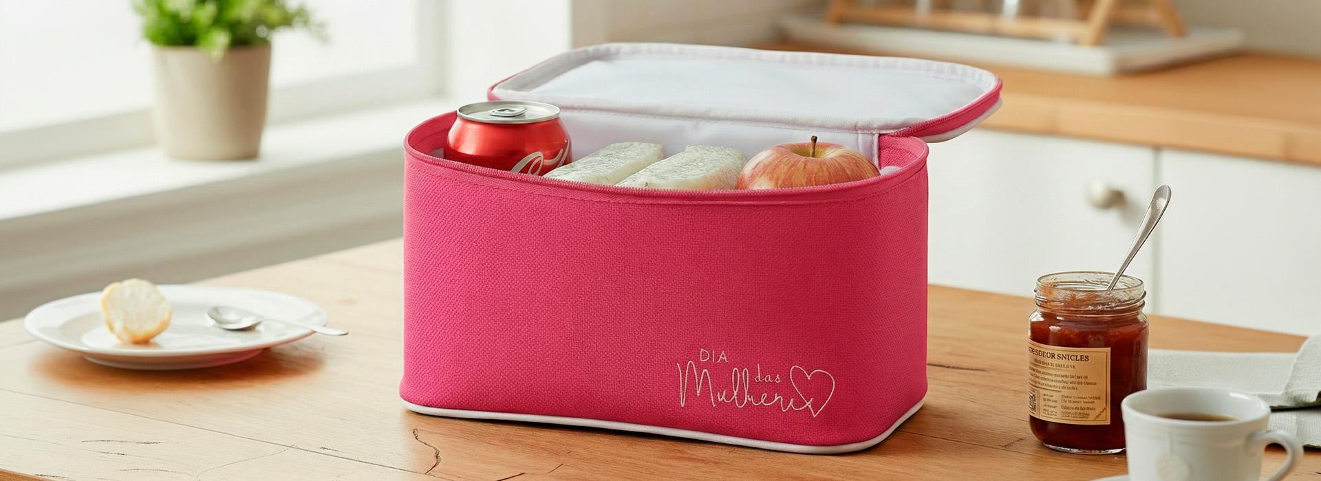 Uma térmica personalizada com dia das mulheres