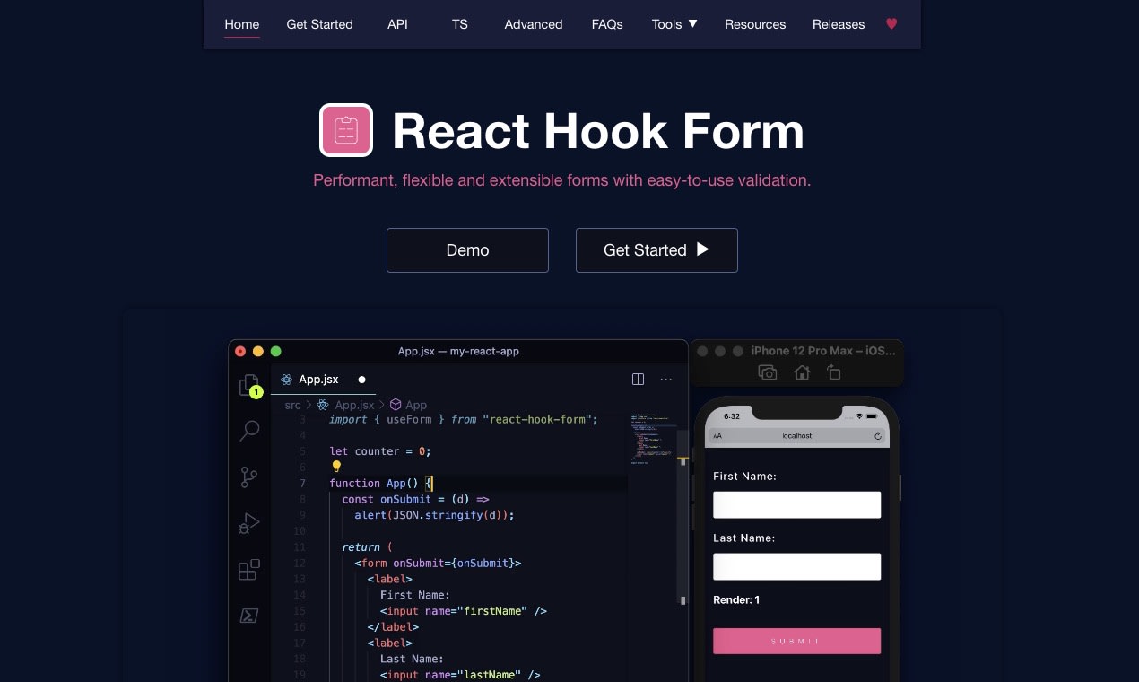 React Hook Form - | Resource.fyi