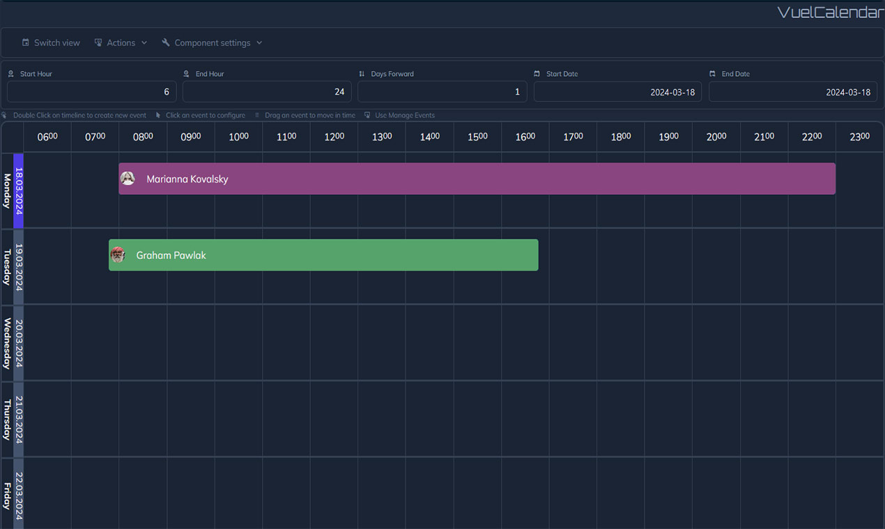 VuelCalendar Vue3 Component Planning Calendar Resource fyi VuelCalendar Vue3 Component Planning Calendar Resource fyi