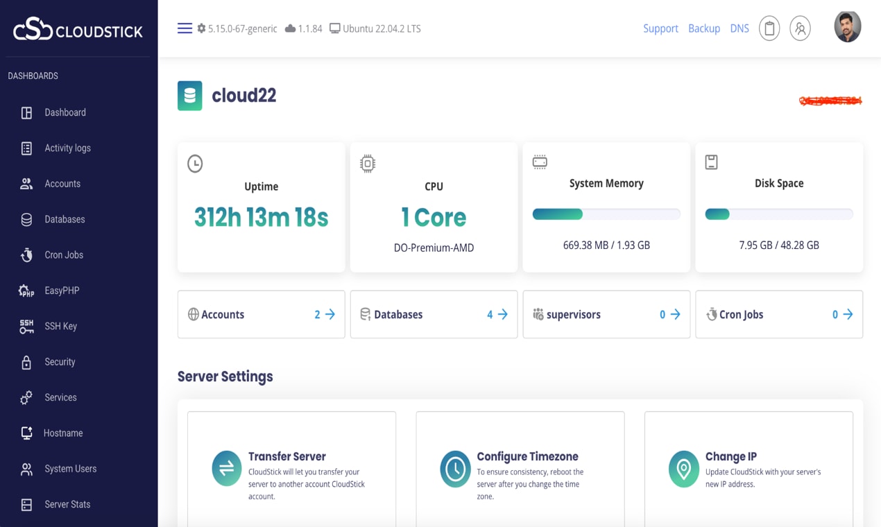 CloudStick - Easy server setup & care