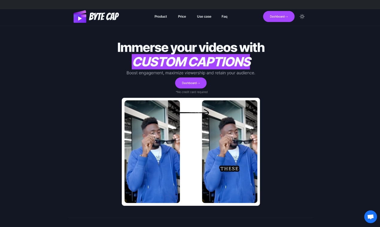 Bytecap - Immerse your videos with custom caption